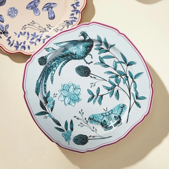 Anthropologie Graphic Elin Dessert Plate Set - Picture 2 of 4